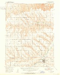 1951 Map of St. Francis, KS