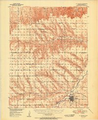 1951 Map of St. Francis, KS