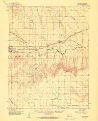 Download a high-resolution, GPS-compatible USGS topo map for Wallace, KS (1960 edition)