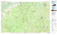 Download a high-resolution, GPS-compatible USGS topo map for Corbin, KY (1984 edition)