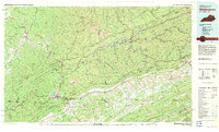 Download a high-resolution, GPS-compatible USGS topo map for Middlesboro, KY (1983 edition)