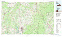 Download a high-resolution, GPS-compatible USGS topo map for Somerset, KY (1983 edition)