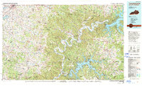Download a high-resolution, GPS-compatible USGS topo map for Tompkinsville, KY (1994 edition)