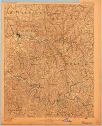 1892 Map of Beattyville