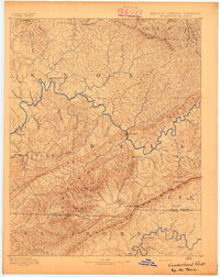 1891 Map of Cumberland Gap