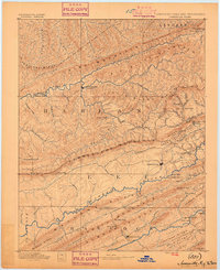 1891 Map of Jonesville