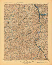1903 Map of Kenova, 1944 Print
