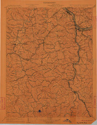 1903 Map of Kenova, 1911 Print