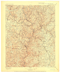 1897 Map of Pulaski County, KY, 1904 Print