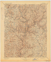 1897 Map of Rockcastle County, KY, 1932 Print