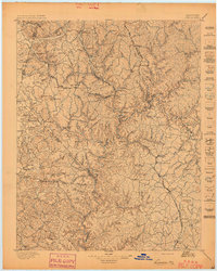 1897 Map of Pulaski County, KY