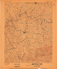 1897 Map of Richmond, 1906 Print