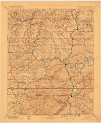 1894 Map of Williamsburg, 1941 Print