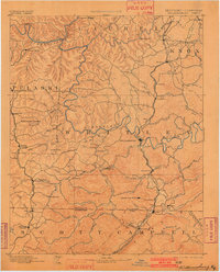 1894 Map of Williamsburg, 1902 Print