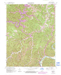 Download a high-resolution, GPS-compatible USGS topo map for Adams, KY (1993 edition)