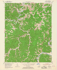 Download a high-resolution, GPS-compatible USGS topo map for Adams, KY (1968 edition)