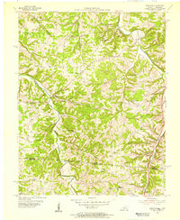 preview thumbnail of historical topo map of Allen County, KY in 1954