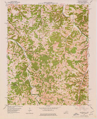 Download a high-resolution, GPS-compatible USGS topo map for Adolphus, KY (1976 edition)