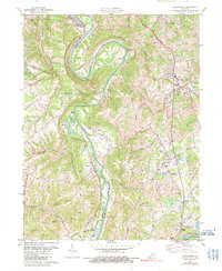 Download a high-resolution, GPS-compatible USGS topo map for Alexandria, KY (1991 edition)