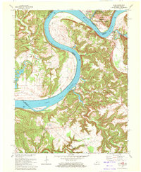 preview thumbnail of historical topo map of Alton, IN in 1970