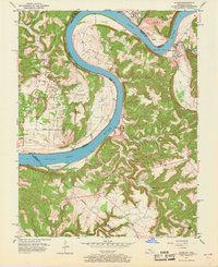 Download a high-resolution, GPS-compatible USGS topo map for Alton, KY (1968 edition)