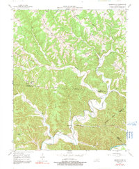 1953 Map of Amandaville, 1991 Print