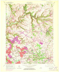 Download a high-resolution, GPS-compatible USGS topo map for Anchorage, KY (1972 edition)