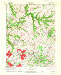 Download a high-resolution, GPS-compatible USGS topo map for Anchorage, KY (1966 edition)