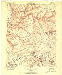 1951 Map of Bancroft, KY