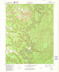 Download a high-resolution, GPS-compatible USGS topo map for Ano, KY (1980 edition)