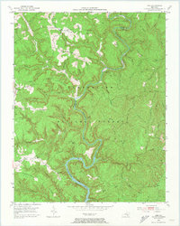Download a high-resolution, GPS-compatible USGS topo map for Ano, KY (1974 edition)
