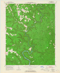 Download a high-resolution, GPS-compatible USGS topo map for Ano, KY (1966 edition)