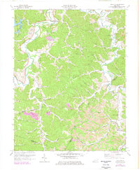 preview thumbnail of historical topo map of Greenup County, KY in 1972