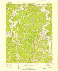 Download a high-resolution, GPS-compatible USGS topo map for Argillite, KY (1955 edition)