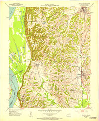 1951 Map of Carlisle County, KY, 1953 Print
