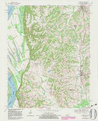 preview thumbnail of historical topo map of Arlington, KY in 1970