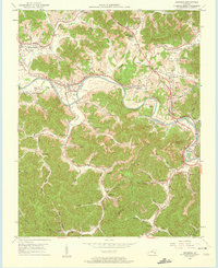 Download a high-resolution, GPS-compatible USGS topo map for Artemus, KY (1961 edition)