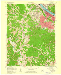 Download a high-resolution, GPS-compatible USGS topo map for Ashland, KY (1959 edition)