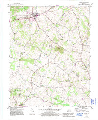 1951 Map of Auburn, KY, 1995 Print