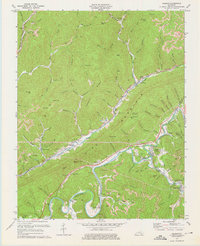 Download a high-resolution, GPS-compatible USGS topo map for Balkan, KY (1975 edition)
