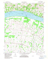 Download a high-resolution, GPS-compatible USGS topo map for Bandana, KY (1983 edition)