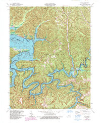 Download a high-resolution, GPS-compatible USGS topo map for Bangor, KY (1993 edition)
