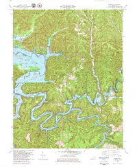 Download a high-resolution, GPS-compatible USGS topo map for Bangor, KY (1979 edition)