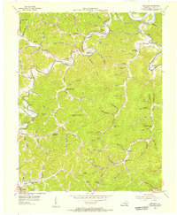 Download a high-resolution, GPS-compatible USGS topo map for Barcreek, KY (1955 edition)