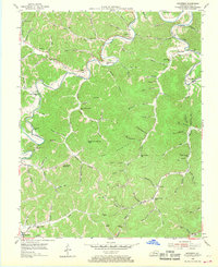 Download a high-resolution, GPS-compatible USGS topo map for Barcreek, KY (1968 edition)