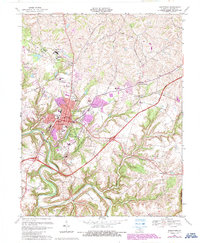 Download a high-resolution, GPS-compatible USGS topo map for Bardstown, KY (1987 edition)