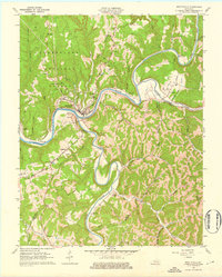 preview thumbnail of historical topo map of Beattyville, KY in 1961