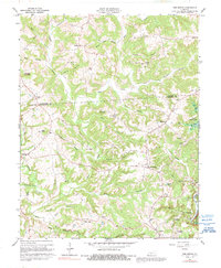 Download a high-resolution, GPS-compatible USGS topo map for Bee Spring, KY (1991 edition)
