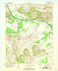 Download a high-resolution, GPS-compatible USGS topo map for Beech Grove, KY (1968 edition)