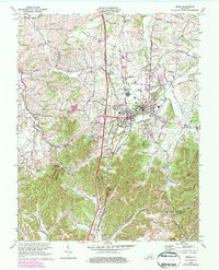 Download a high-resolution, GPS-compatible USGS topo map for Berea, KY (1984 edition)